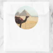 Sticker Rond chameau pyramide (Sac)
