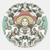 Sticker Rond Champagne (Devant)