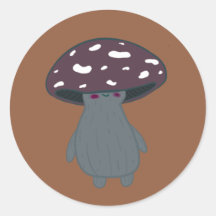 champignon foncé mignon
