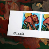 Sticker Rond Champignons