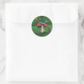 Sticker Rond Champignons magiques (Sac)