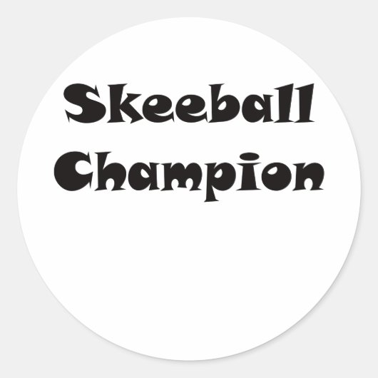 Sticker Rond Champion de football (Devant)