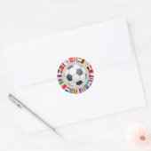 Sticker Rond Championnat d'Europe de football 2016 (Enveloppe)