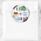 Sticker Rond Champions de la Coupe du monde (Sac)