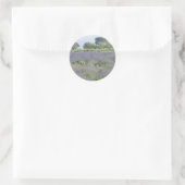 Sticker Rond Champs Lavande (Sac)