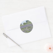 Sticker Rond Champs Lavande (Enveloppe)