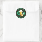 Sticker Rond chance liquide Saint Patrick's Day (Sac)