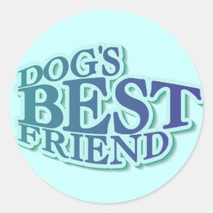Sticker Rond Chandails et cadeaux du meilleur ami du chien