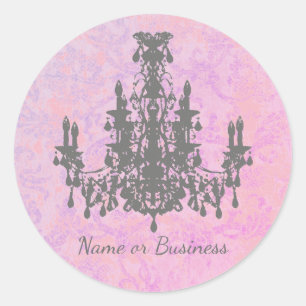 Sticker Rond Chandelier de coco - CHANGER DE COULEUR / FORME /