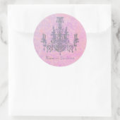 Sticker Rond Chandelier de coco - CHANGER DE COULEUR / FORME /  (Sac)