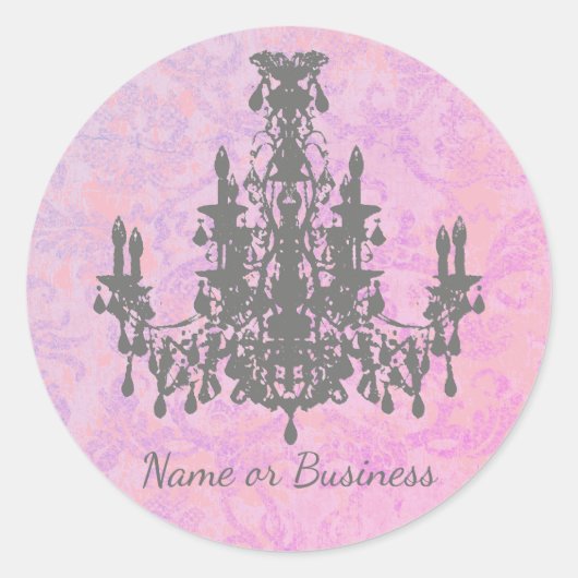 Sticker Rond Chandelier de coco - CHANGER DE COULEUR / FORME /  (Devant)