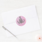 Sticker Rond Chandelier de coco - CHANGER DE COULEUR / FORME /  (Enveloppe)