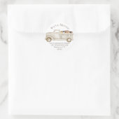 Sticker Rond Changement d'adresse, Nous avons déménagé ! Chats  (Sac)