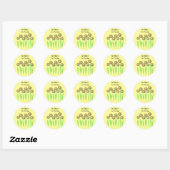 Sticker Rond Changez de point de vue (Feuille)