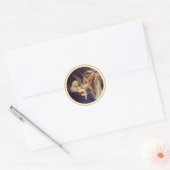 Sticker Rond Chanson de l'autocollant Angels (Enveloppe)