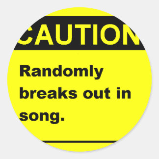 Sticker Rond Chanson Randmon