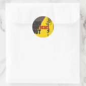 Sticker Rond chante ton coeur (Sac)