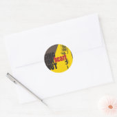 Sticker Rond chante ton coeur (Enveloppe)