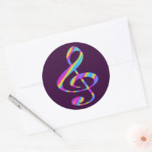 Sticker Rond chanter ta vie (Enveloppe)