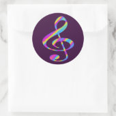 Sticker Rond chanter ta vie (Sac)