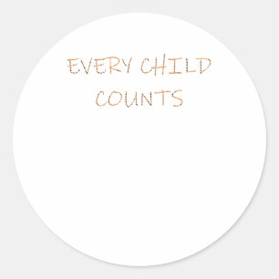 Sticker Rond Chaque Enfant S Sticker6