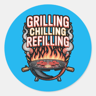 Sticker Rond Chaque Fessier Mérite Un Bon Frottement Bbq Cochon