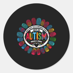 Sticker Rond Chaque Impression Raconte Une Aut D'Empreinte D'Em