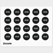 Sticker Rond Chaque Jour Est Fête Du Travail Ba (Feuille)