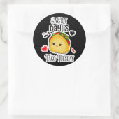 Sticker Rond Chaque jour est mardi Taco (Sac)