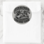 Sticker rond Char D1 classique (Sac)
