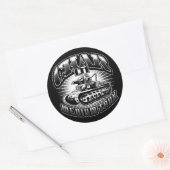Sticker rond Char D1 classique (Enveloppe)