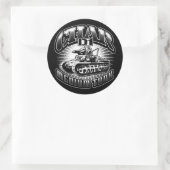 Sticker rond Char D1 classique (Sac)