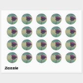 Sticker Rond "Chardon" (Feuille)