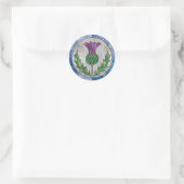 Sticker Rond Chardon en verre (Sac)