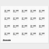 Sticker Rond Chargement 2025 (Feuille)