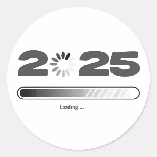 Sticker Rond Chargement 2025 (Devant)