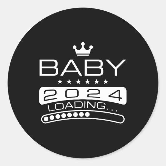 Sticker Rond Chargement Baby 2024 (Devant)
