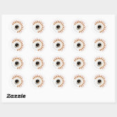Sticker Rond Chargement de caféine (Feuille)