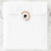 Sticker Rond Chargement de caféine (Sac)
