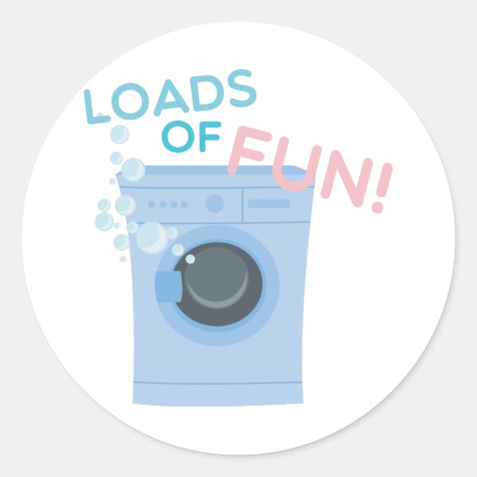 Sticker Rond Charges de plaisir (Devant)