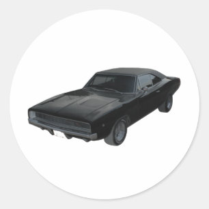 Sticker Rond Chargeur d'esquive 1968 r/t mopar