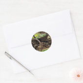 Sticker Rond Chariot de Fleurs (Enveloppe)