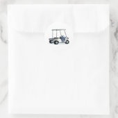 Sticker Rond Chariot de golf (Sac)