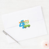 Sticker Rond Chariot pour enfant 4 (Enveloppe)