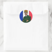 Sticker Rond Charles de Gaulle (Sac)