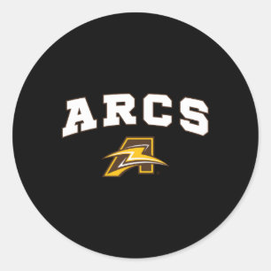 Sticker Rond Charles F Brush High School Arcs