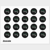 Sticker Rond Charles Wright Academy Tarriers (Feuille)