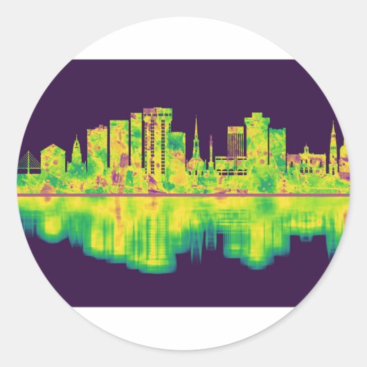 Sticker Rond Charleston Caroline du Sud (Devant)