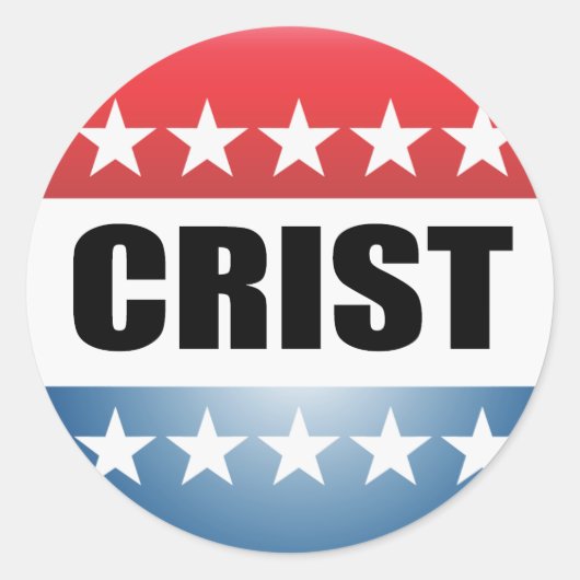 STICKER ROND CHARLIE CRIST (Devant)