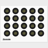 Sticker Rond Charlotte's Some Teacher Spider Web (Feuille)